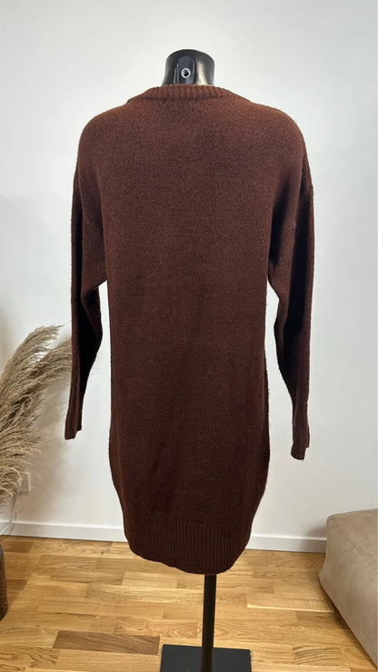 Robe pull maille marron taille XS/S