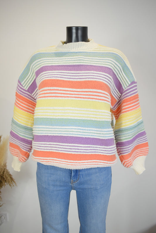 Pull multicolore