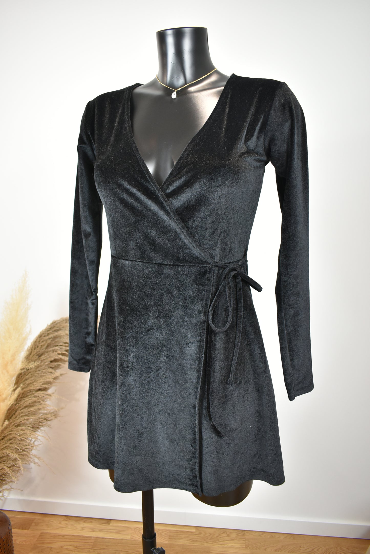 Robe velours noire