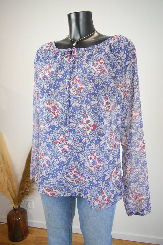 Blouse bleue